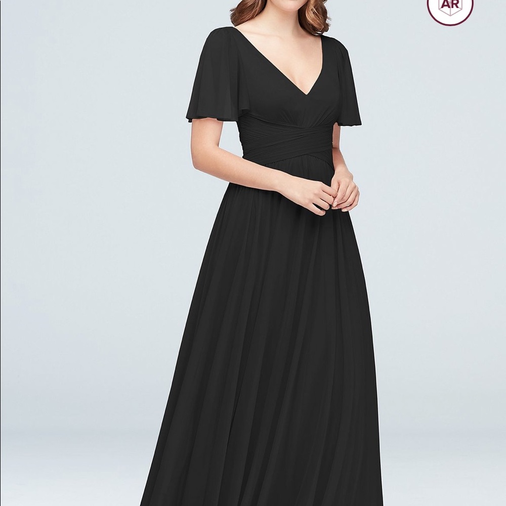 🆕 David’s Bridal Fluttersleeve Bridesmaids Dress